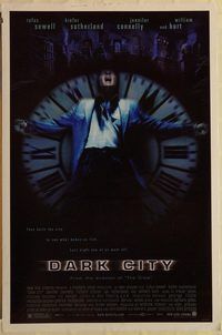 h167 DARK CITY DS one-sheet movie poster '97 Kiefer Sutherland, Connelly