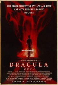 h236 DRACULA 2000 DS advance one-sheet movie poster '00 Jonny Lee Miller