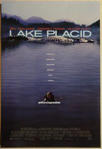 h250 LAKE PLACID DS one-sheet movie poster '99 Bridget Fonda, Bill Pullman