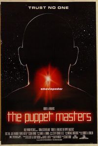 h268 PUPPET MASTERS DS one-sheet movie poster '94 Donald Sutherland