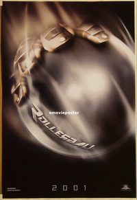 h270 ROLLERBALL DS advance one-sheet movie poster '02 Chris Klein, LL Cool J