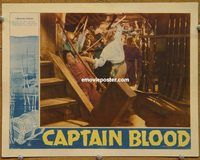 m068 CAPTAIN BLOOD movie lobby card '35 great Errol Flynn close up!