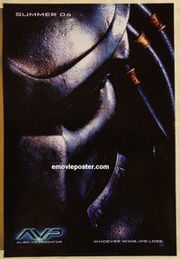 n011 ALIEN VS PREDATOR predator teaser one-sheet movie poster '04