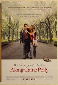 n012 ALONG CAME POLLY DS advance one-sheet movie poster '04 Stiller