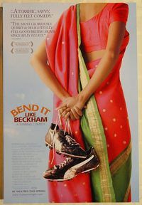 n024 BEND IT LIKE BECKHAM DS advance one-sheet movie poster '02 Knightley