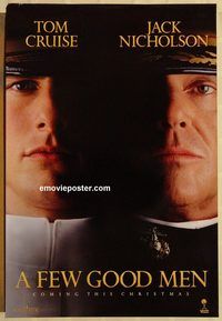 n067 FEW GOOD MEN teaser one-sheet movie poster '92 Cruise, Nicholson