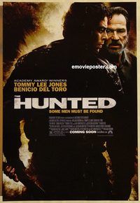 n090 HUNTED DS coming soon adv one-sheet movie poster '03 Tommy Lee Jones