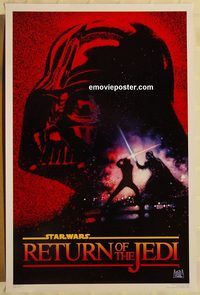 n163 RETURN OF THE JEDI advance one-sheet movie poster R93 George Lucas