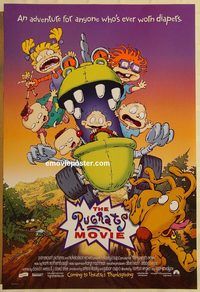 n171 RUGRATS MOVIE DS thanksgiving adv one-sheet movie poster '98
