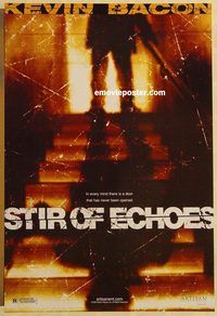 n193 STIR OF ECHOES DS teaser one-sheet movie poster '99 Kevin Bacon, horror