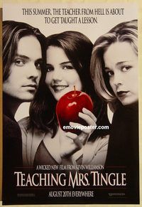 n197 TEACHING MRS TINGLE DS teaser one-sheet movie poster '99 Katie Holmes