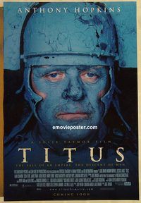 n200 TITUS Hopkins DS advance one-sheet movie poster '99 Hopkins