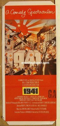 q167 1941 Australian daybill movie poster '79 Spielberg, John Belushi
