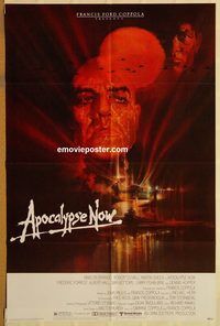 t040 APOCALYPSE NOW one-sheet movie poster '79 Marlon Brando, Bob Peak