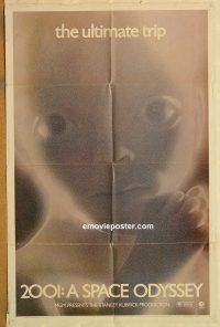 y008 2001 A SPACE ODYSSEY style D one-sheet movie poster 1970 Kubrick