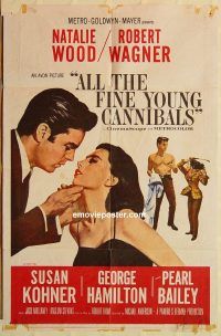y048 ALL THE FINE YOUNG CANNIBALS one-sheet movie poster '60 Natalie Wood