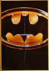 y085 BATMAN teaser one-sheet movie poster '89 Michael Keaton, Nicholson