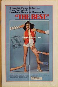 y100 BEST one-sheet movie poster '76 practice makes perfect sex!