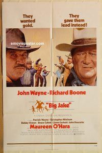 y111 BIG JAKE one-sheet movie poster '71 John Wayne, Richard Boone