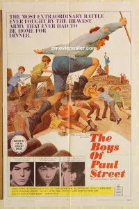y146 BOYS OF PAUL STREET one-sheet movie poster '69 Anthony Kemp, Burleigh