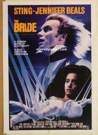 y152 BRIDE int'l one-sheet movie poster '85 Sting, Jennifer Beals