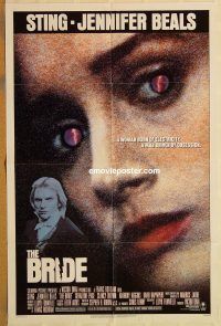 y151 BRIDE one-sheet movie poster '85 Sting, Jennifer Beals, horror!
