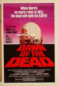 y273 DAWN OF THE DEAD one-sheet movie poster '79 George Romero
