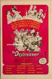 y278 DAYDREAMER one-sheet movie poster '66 all-star voices, cartoon!