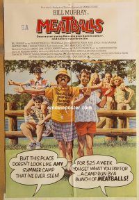 y729 MEATBALLS English one-sheet movie poster '79 different image!