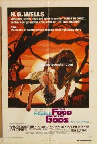 y408 FOOD OF THE GODS one-sheet movie poster '76 Drew Struzan horror image!