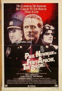 y411 FORT APACHE THE BRONX one-sheet movie poster '81 Paul Newman, Grier