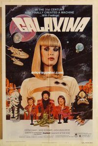 y440 GALAXINA one-sheet movie poster '80 super sexy Dorothy Stratten!