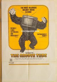 y486 GROOVE TUBE one-sheet movie poster '74 Ken Shapiro parody!