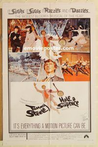 y493 HALF A SIXPENCE style B one-sheet movie poster '68 Tommy Steele