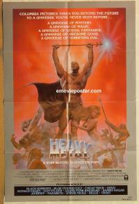 y510 HEAVY METAL style B one-sheet movie poster '81 Richard Corben artwork!