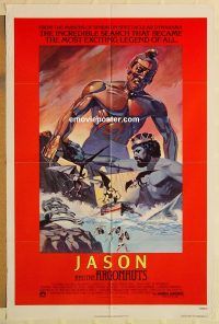 y588 JASON & THE ARGONAUTS one-sheet movie poster R78 Ray Harryhausen