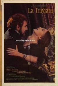 y621 LA TRAVIATA one-sheet movie poster '83 Placido Domingo, opera!