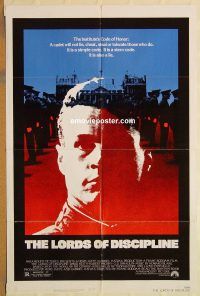 y675 LORDS OF DISCIPLINE one-sheet movie poster '83 David Keith, military!