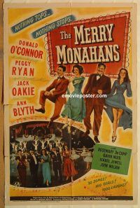 y736 MERRY MONAHANS one-sheet movie poster '44 Donald O'Connor