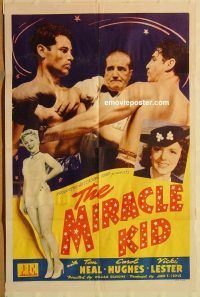 y742 MIRACLE KID one-sheet movie poster '42 Tom Neal, Carol Hughes