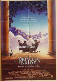 y889 PRINCESS BRIDE one-sheet movie poster '87 Cary Elwes, Mandy Patinkin