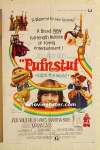 y897 PUFNSTUF one-sheet movie poster '70 Sid & Marty Krofft musical!