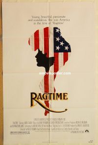 y907 RAGTIME one-sheet movie poster '81 James Cagney, Howard Rollins