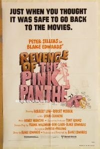 y935 REVENGE OF THE PINK PANTHER one-sheet movie poster '78 Sellers