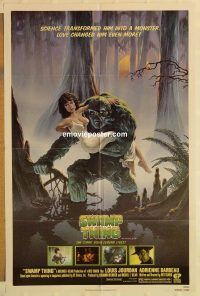 z089 SWAMP THING one-sheet movie poster '82 Wes Craven, DC Comics