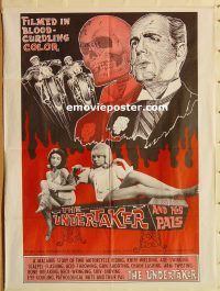 z176 UNDERTAKER & HIS PALS one-sheet movie poster '66 Ray Dennis