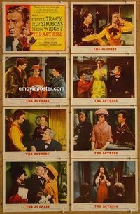 a027 ACTRESS 8 movie lobby cards '53 Spencer Tracy, Jean Simmons