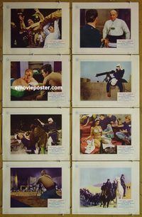 a083 BEAU GESTE 8 movie lobby cards '66 Stockwell, McClure