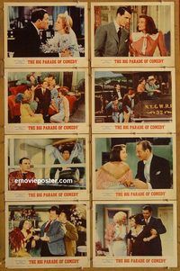 a476 MGM'S BIG PARADE OF COMEDY 8 movie lobby cards '64 great images!