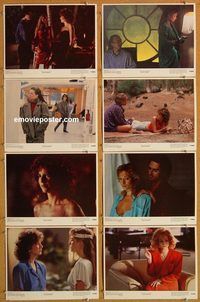 a107 BLACK WIDOW 8 movie lobby cards '87 Winger, Russell